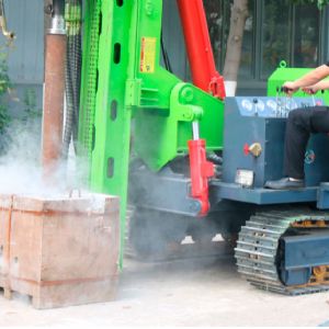 液壓錘款光伏打樁機