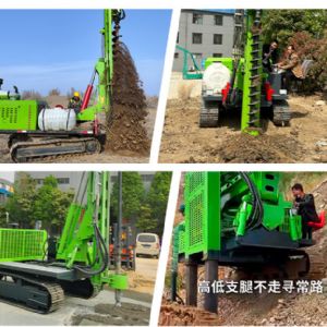 液壓錘款光伏打樁機